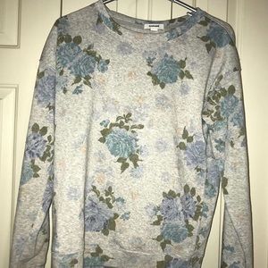 floral sweatshirt